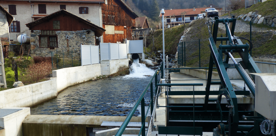 Prise d'eau Fredet-Bergès à Laval