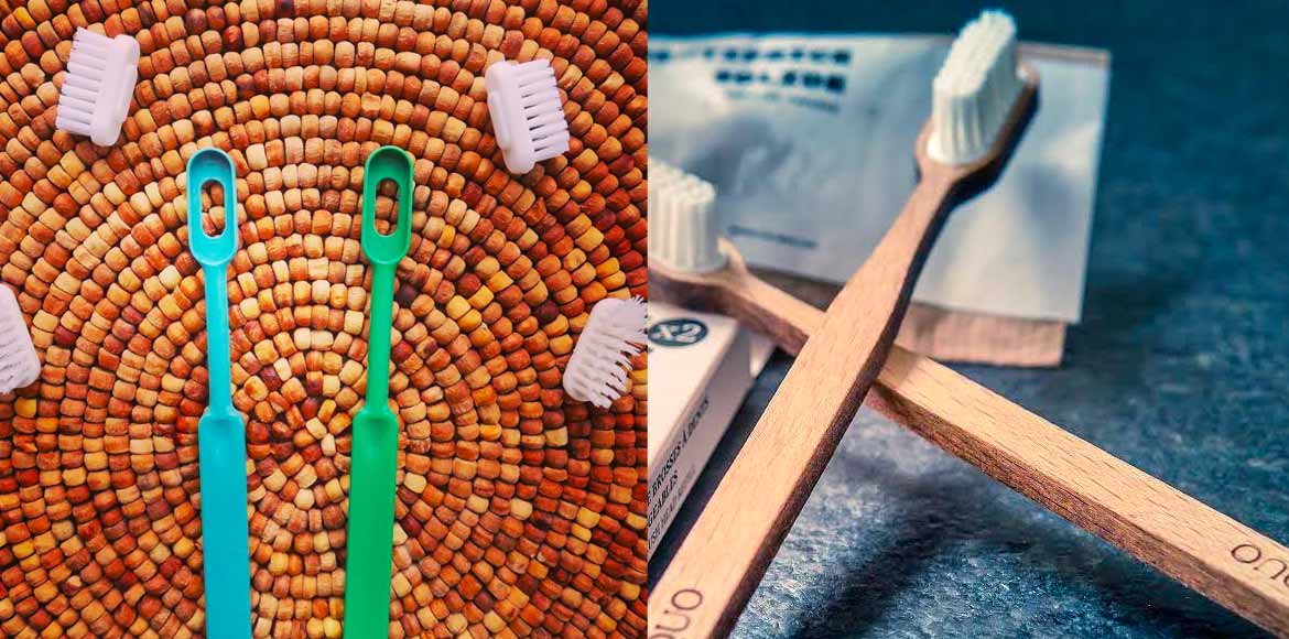 brosse à dents bois et bioplastique