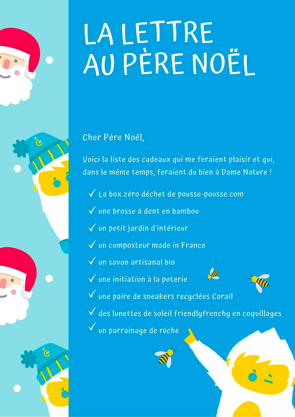 lettre au Père Noël Yeli