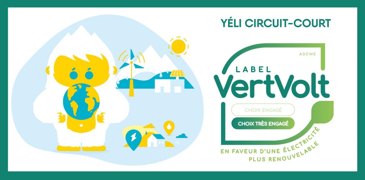 Yéli reçoit le label VERTVOLT niveau 2 Très engagé 