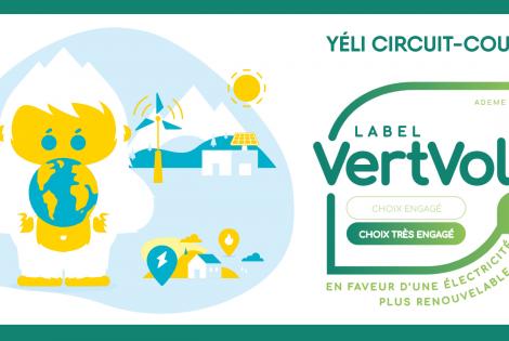 Yéli reçoit le label VERTVOLT niveau 2 Très engagé 